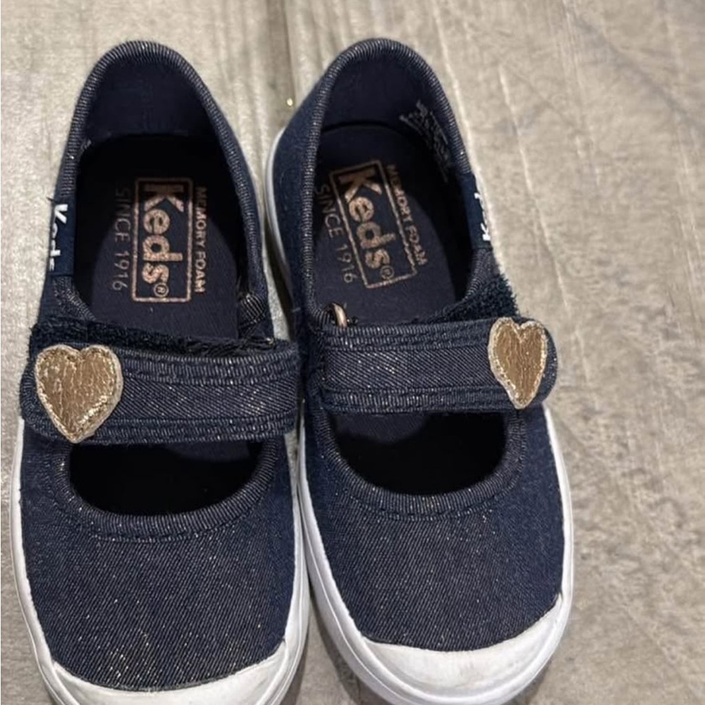 Keds Kids' Denim Blue Mary Jane Sneakers